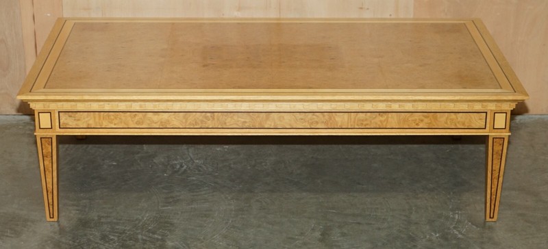 RRP £8,500 VISCOUNT DAVID LINLEY CLASSIC COFEE TABLE FOR LIGHT RESTORATION gallery
