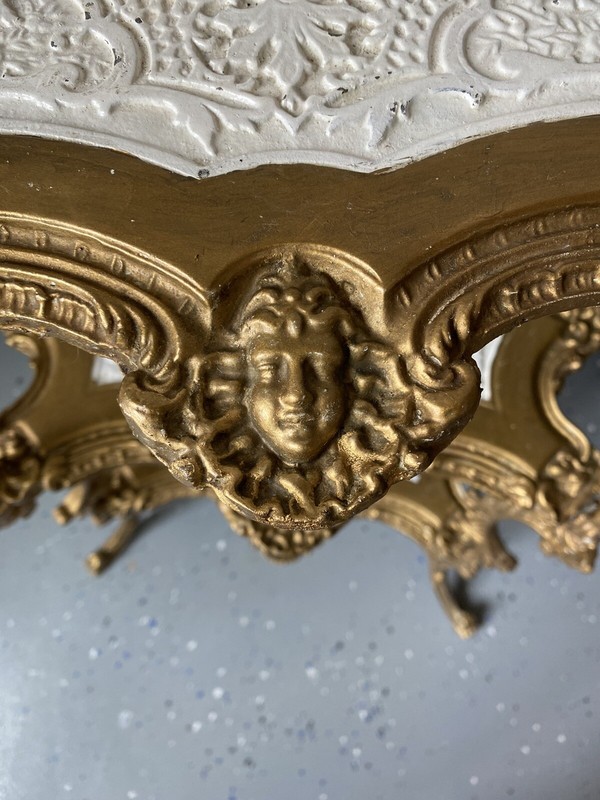 Very Rare Victorian Style Antique Solid Brass Three Tier Corner Table gallery