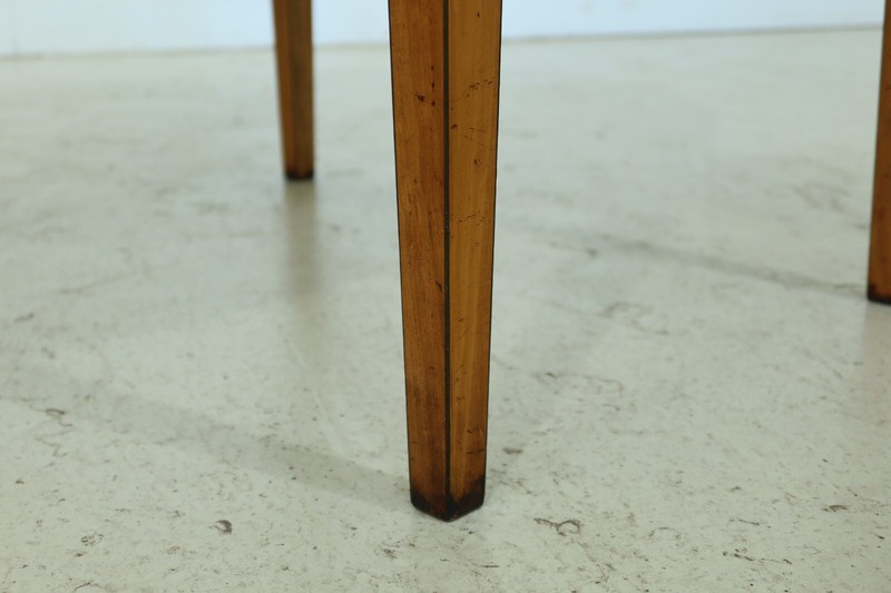 32200EC: English Custom Made Satinwood Inlaid Pembroke Table gallery