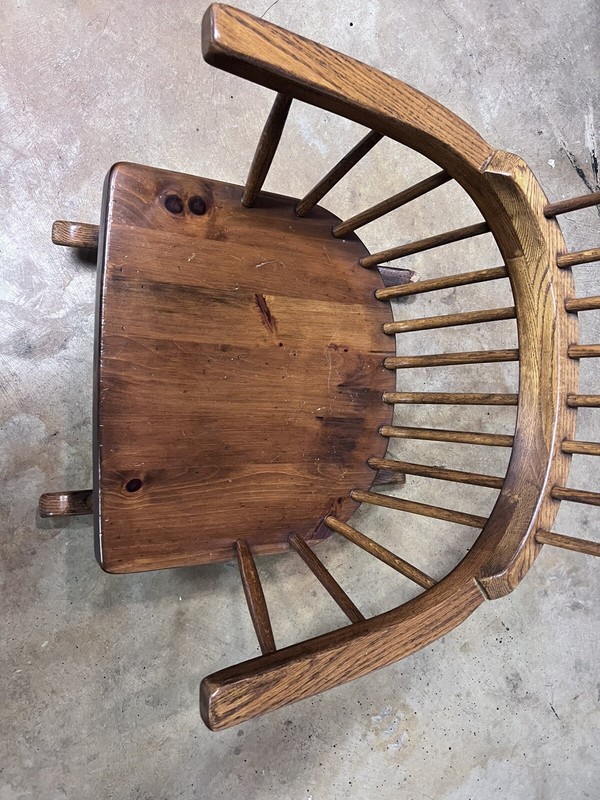 Vintage CONANT BALL MCM Russel Wright Windsor Spindle Back Rocking Chair Rocker gallery