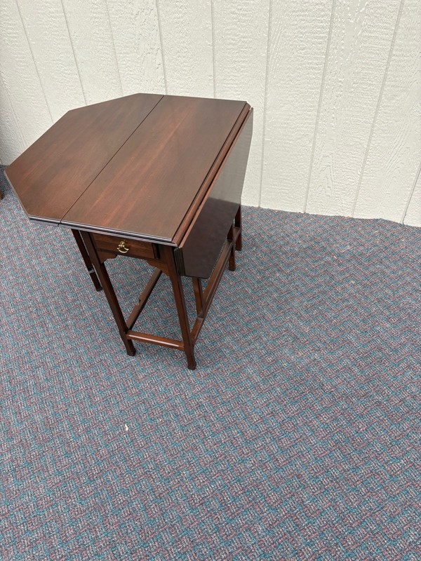 67702 Ethan Allen Drop Leaf Table, Traditional Style, Solid Wood gallery