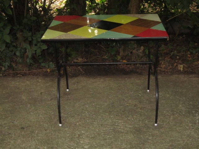 Coffee Table Dapoint 1950s Design Multi Colors + Sublime Coaster. gallery