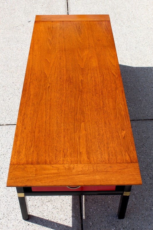 Mid-Century Modern Asian-Inspired Coffee Table by Michael Taylor Style for Baker gallery