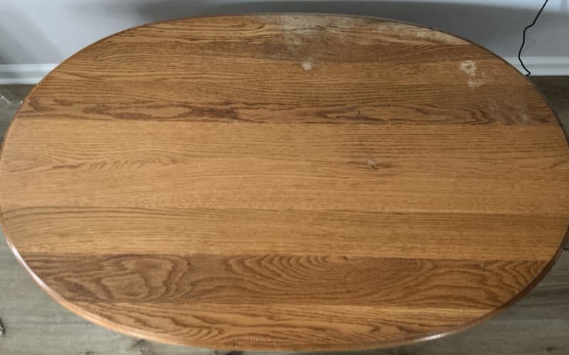 Oval Oak Mid Century Coffee Table gallery