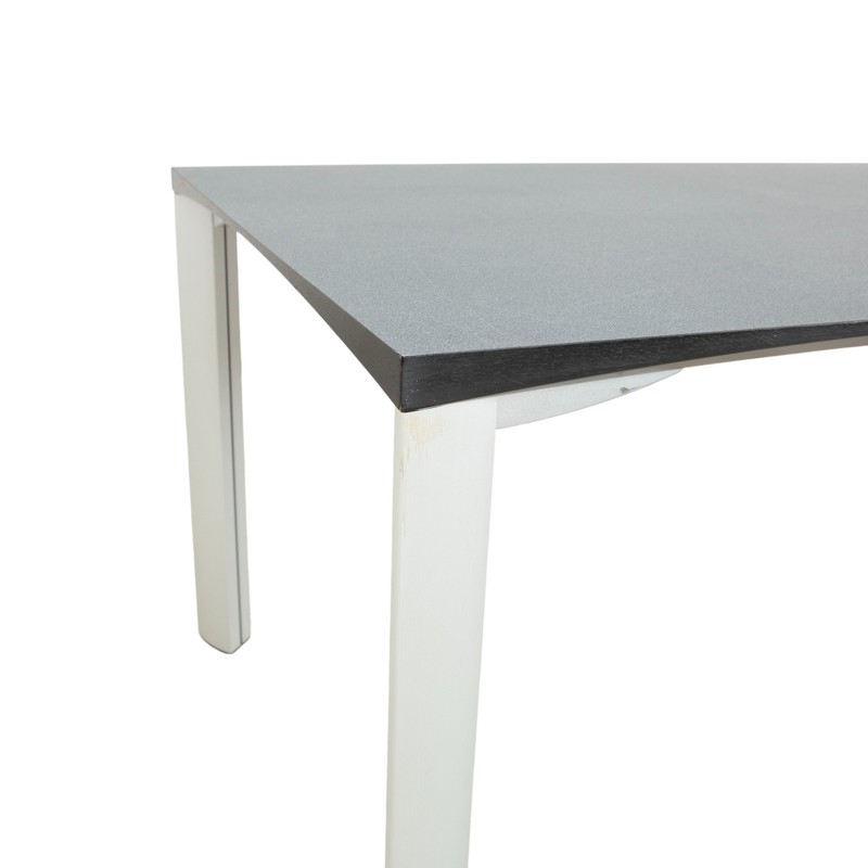 Rosenthal Dining Table Dark Gray Silver Legs 180 X 90 Cm gallery
