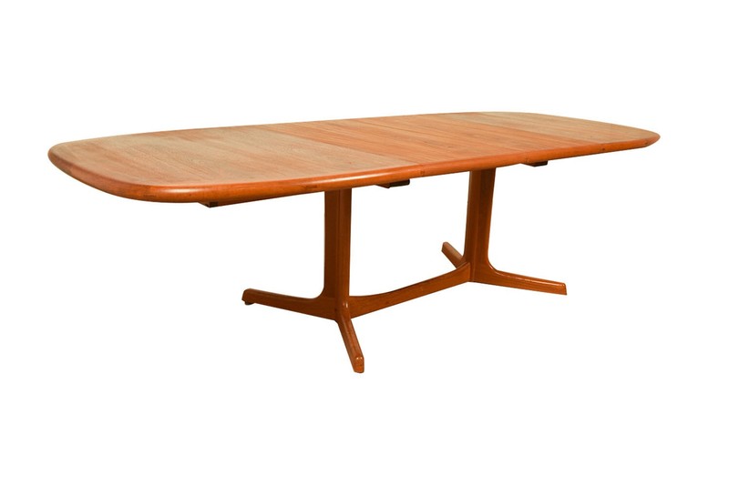Danish Mid-Century Teak Expandable Dining Table gallery