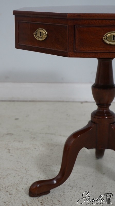 L62134EC: KINDEL Winterthur Collection Mahogany Revolving Drum Table gallery