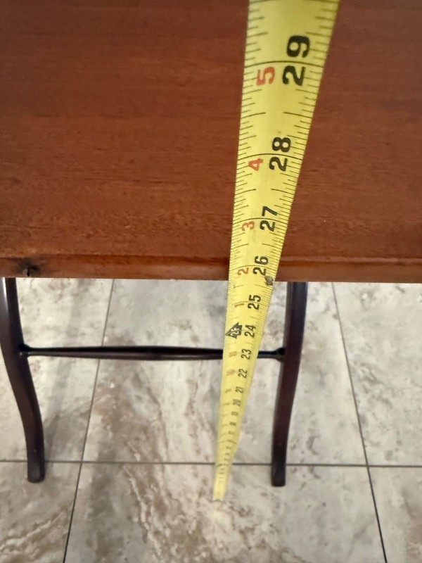vintage mahogany folding coaching table gallery
