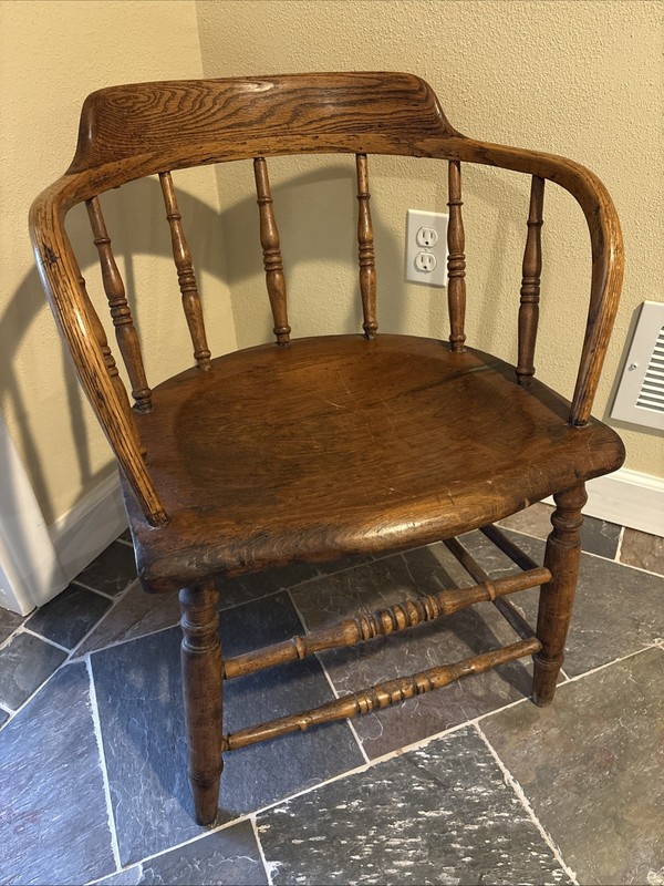 19th century Primitive Capitan Chair