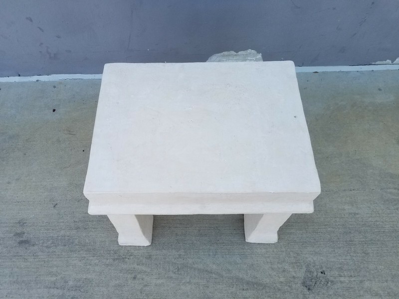 1970'S JOHN DICKINSON ATTRIBUTION PLASTER TABLE gallery