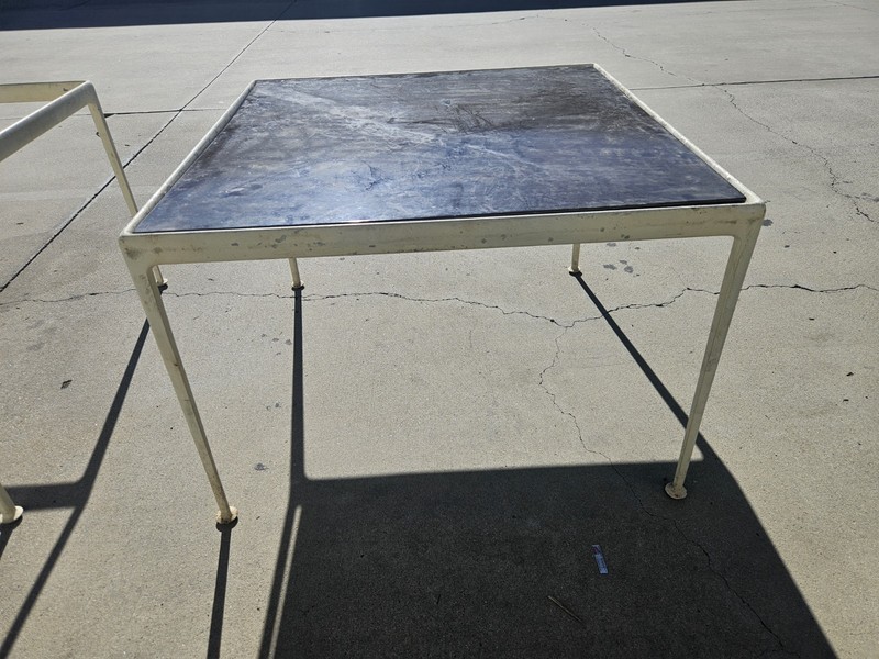 Richard Schultz for Knoll 1966 Series Brown Enamel Dining Table 38" X 38" gallery
