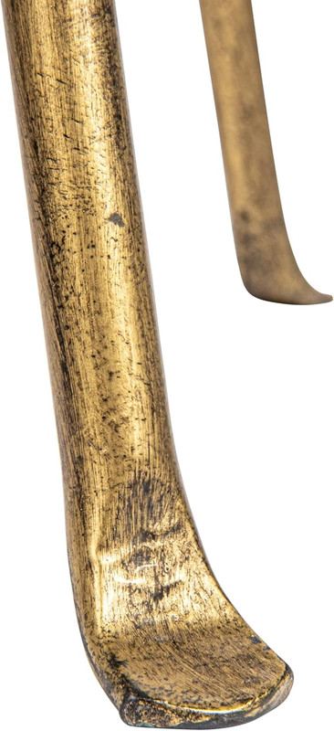Metal Martini Cocktail Table, Antique Brass gallery