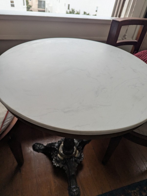 Museum-Grade Pierre Ouvrier & E. Ringuet Paris Bistro Table Rare WWII Survivor gallery
