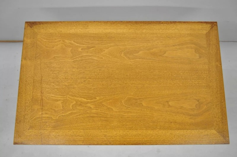 Mid Century Modern Walnut & Brass American of Martinsville End Tables - a Pair gallery