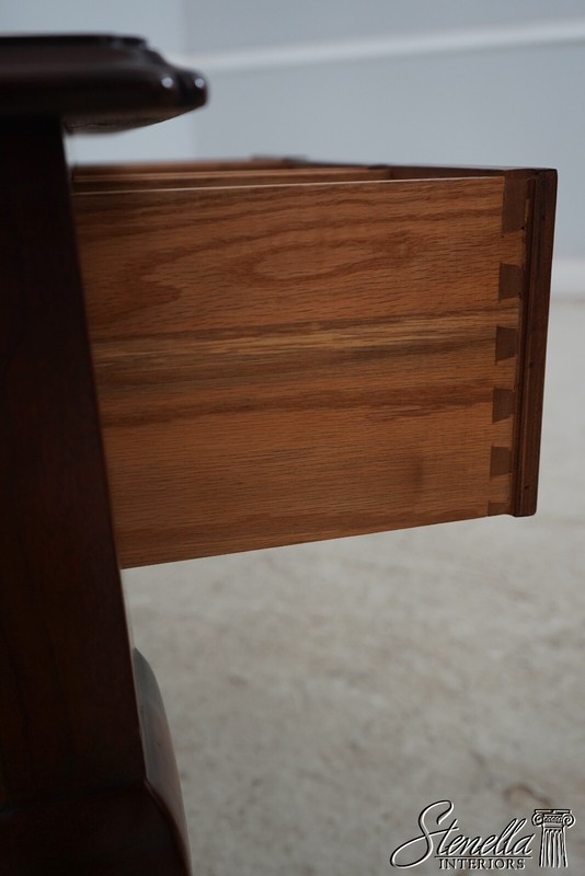 L66657: STATTON Old Towne Cherry 3 Drawer Lowboy Dressing Table gallery