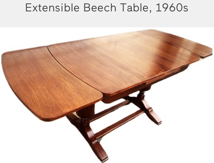 1960’s expandable table gallery