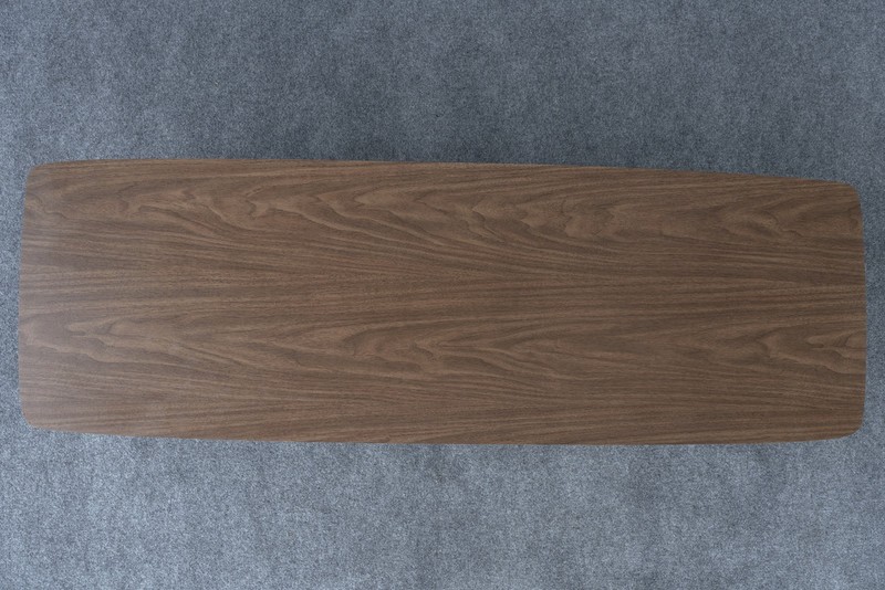 Mid Century Modern Pearsall Style Woodgrain Formica Ash Surfboard Coffee Table gallery