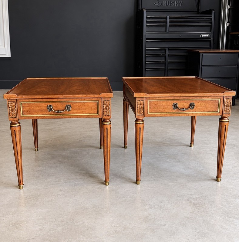2 Vintage MCM Herendon End Table Set gallery
