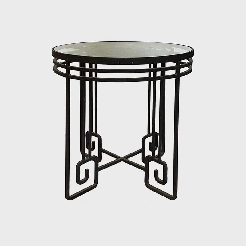 1980s Art Deco “Biltmore” Side Table by Maria McDonald for Jazz Furniture
