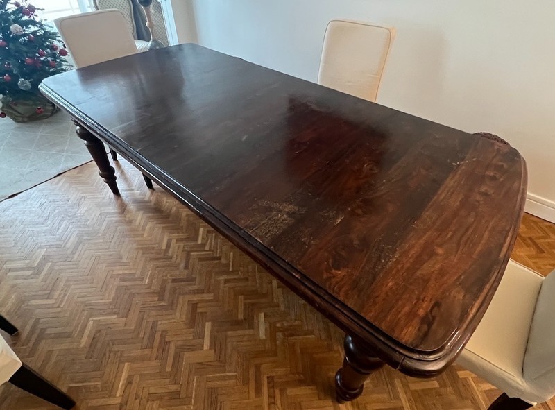 Antique French Solid Walnut Dining Table – 19th Century - Louis-Philippe Style gallery