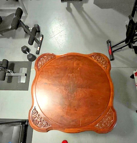 Antique Victorian Carved Table - Egyptian Revival Style Circa 1870's gallery