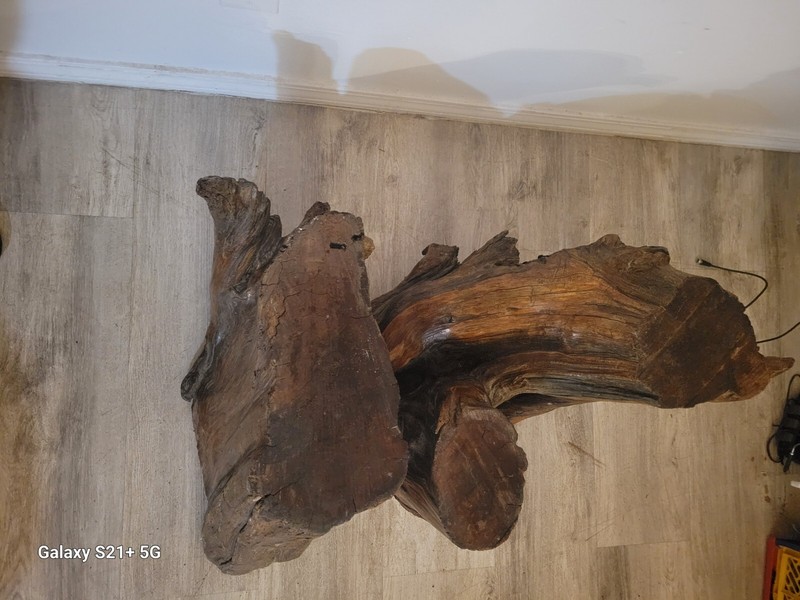 Antique Red Oak Table With A Red Oak Stand gallery