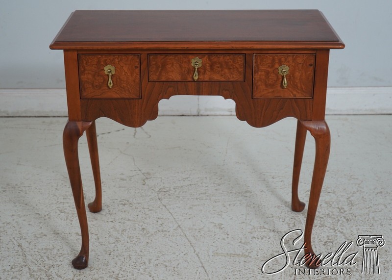 L66757: BAKER George III 3 Drawer Walnut Low Boy gallery