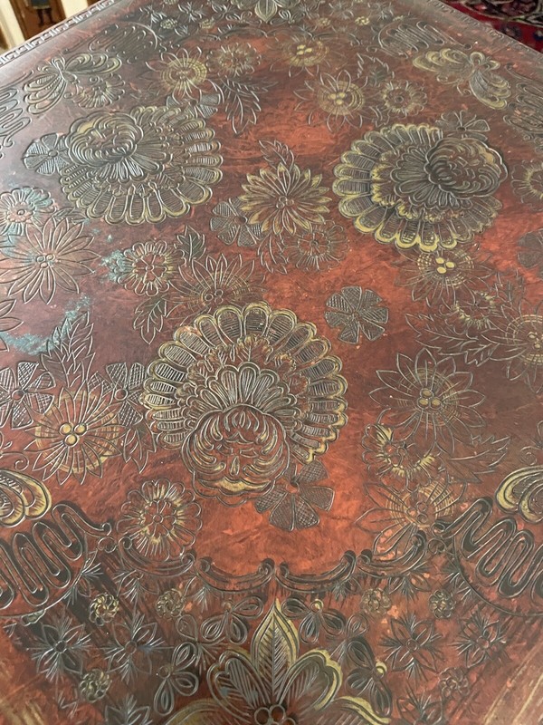 VINTAGE PAIR OF JOHN WIDICOMB Chinoiserie Painted Asian Inspired Side End Tables gallery