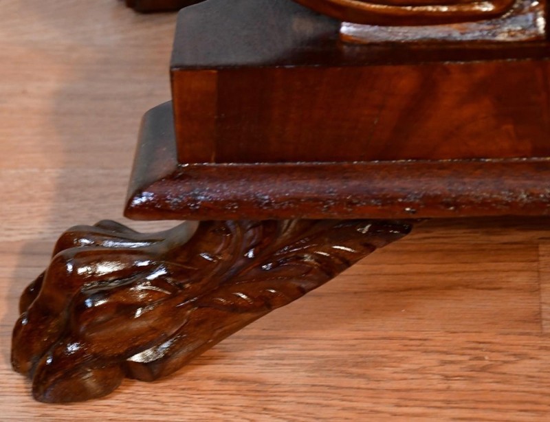 1880s Antique Empire Mahogany work table / side table gallery