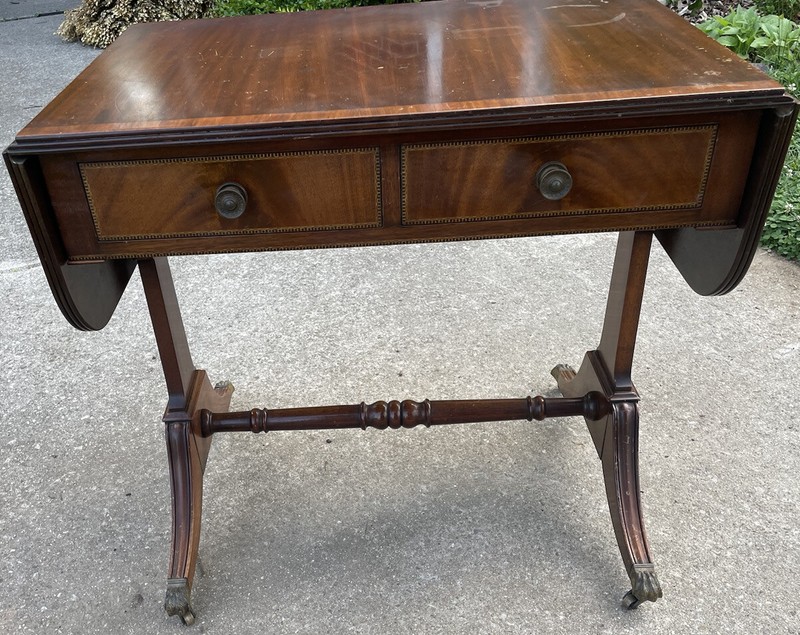 MARLBORO MANOR Serving Table with 2 Drop Leaves 30” x 21” 29” tall