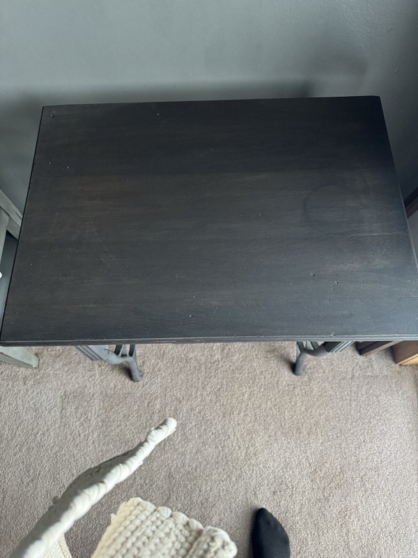 Antique Harp Style Leg Entrance Table