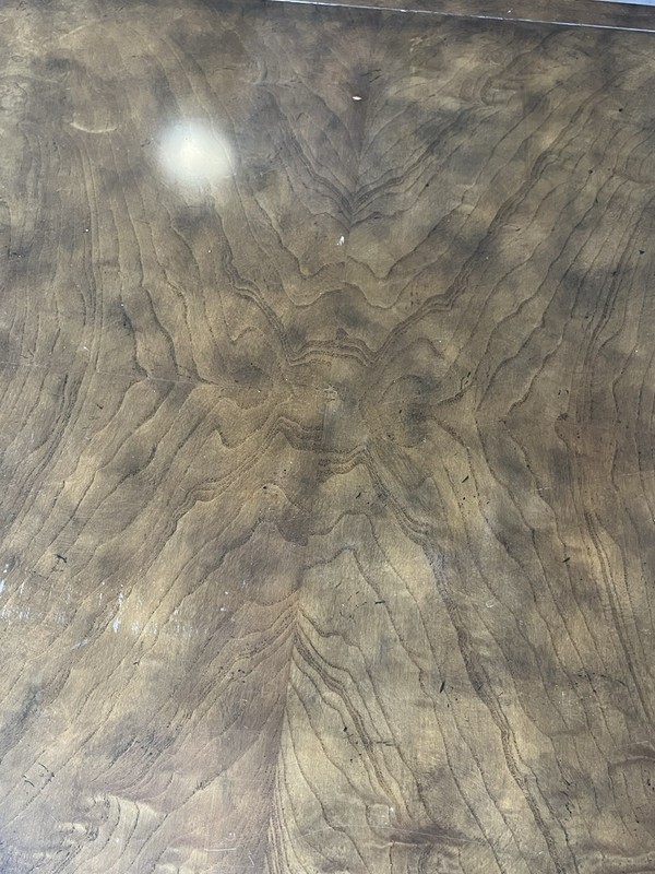 Michael Taylor for Baker Furniture Burl Wood Ming Style Table Coffee Card 1970s gallery