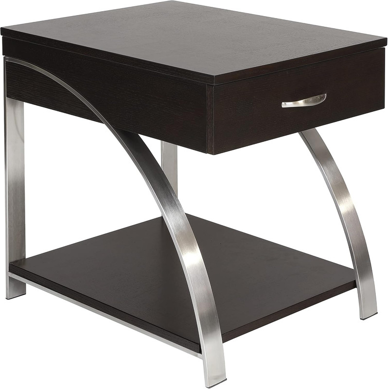 Stylish Two-Tone Clyde End Table for Modern Living Spaces