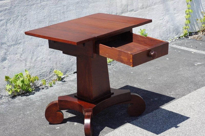 Cherry Wood Empire Dropleaf Table gallery