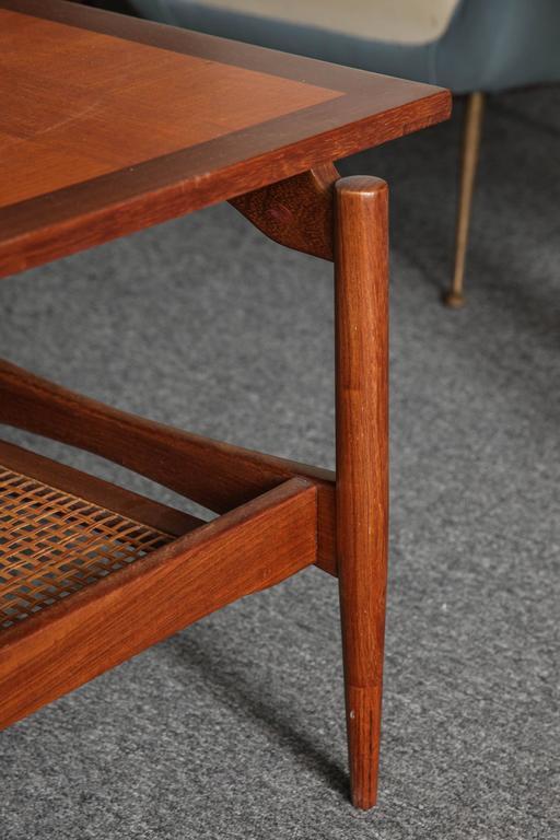 Walnut and Ceramic Tiles Cocktail Table by Guido Gambone, Italy, 1950 gallery
