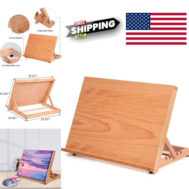 Compact Drafting Table Easel 16 1/2 Inch by 12 1/8 Inch Lightweight Design
