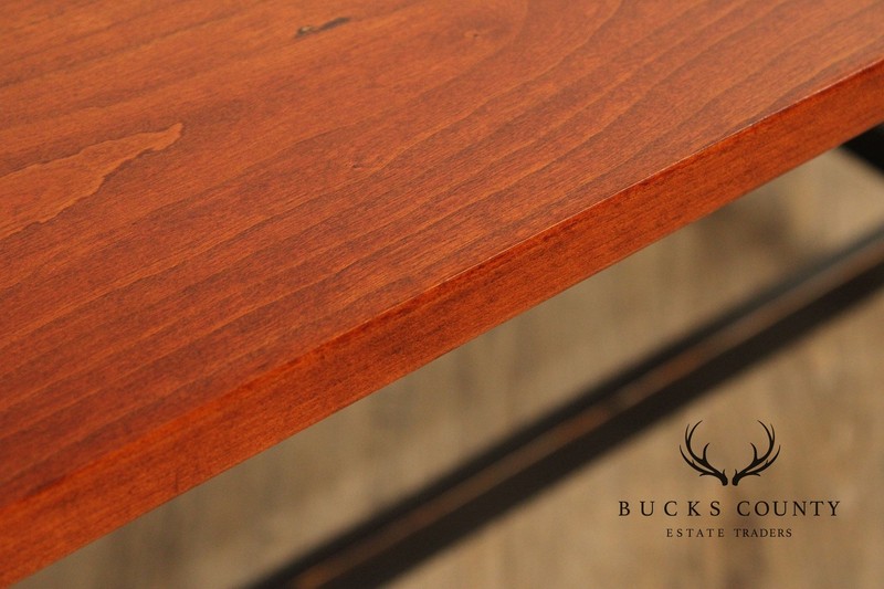 D.R. Dimes Farmhouse Style Cherry Top Dining Table gallery