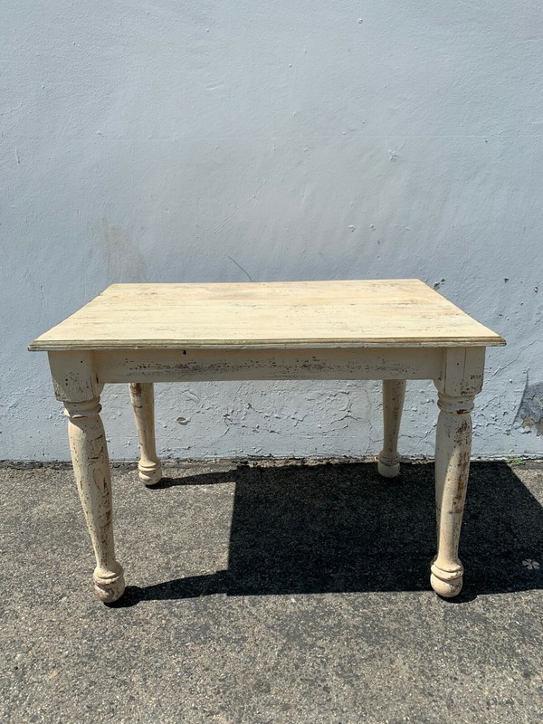 Antique Wood Table Traditional Shabby Chic Nightstand Accent Side End Table