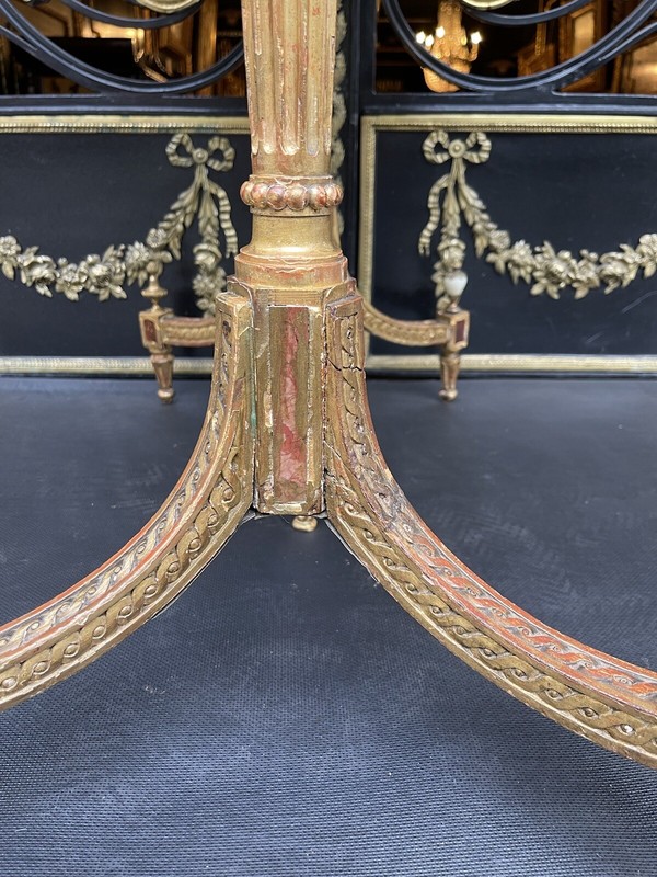 Museum Louis XVI Coffee Table / Side Table, Russia Around 1790, Gilded gallery