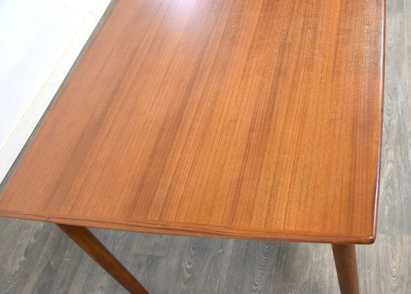 Danish Modern Teak Draw Leaf Dining Table gallery