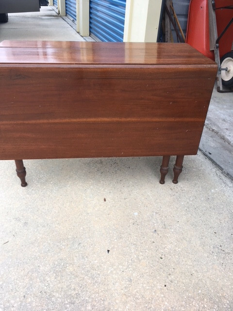 ANTIQUE GATE LEG TABLE CHERRY WOOD 