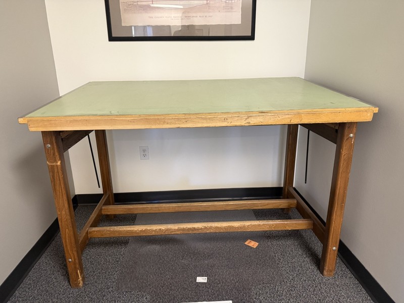 Antique Hamilton Mfg. Co. Drafting Table | Two Rivers, Wisconsin | 1930s–1950s |