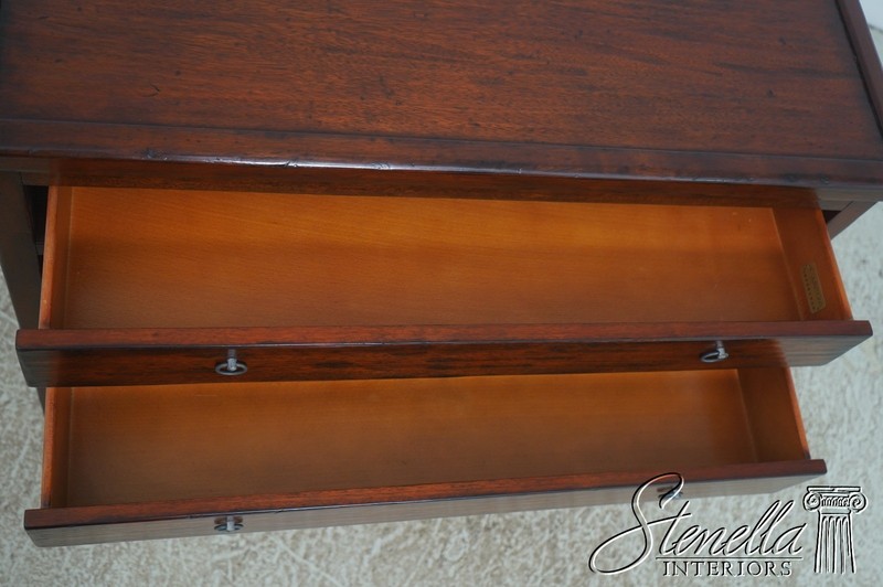 L73166: HENREDON Rustic Finish 2 Drawer Serving Table gallery