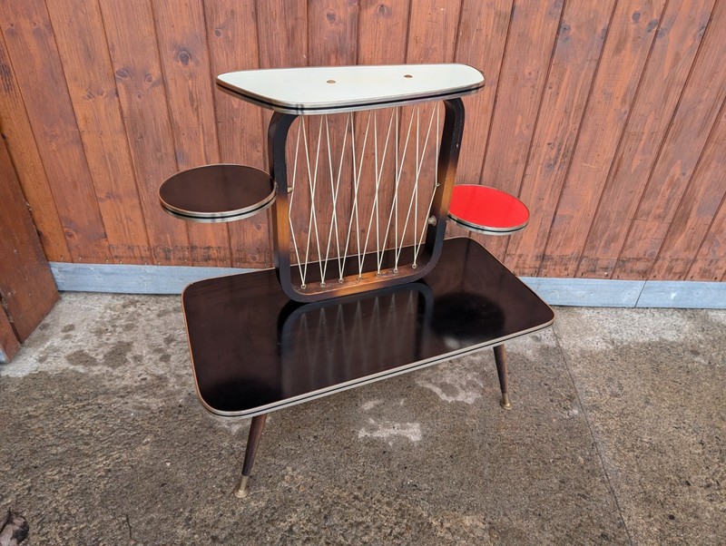 50S Flower Bench 50S Vintage Flower Table Rockabilly Flower Tier