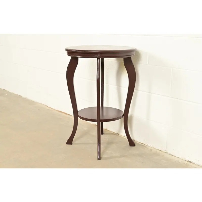 Antique Victorian Carved Mahogany Parlor Table or Side Table by Wolverine gallery