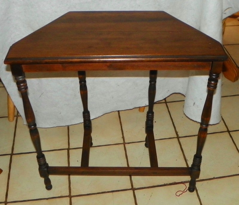 Mahogany Demilune Table / Entry Table (ENT26) gallery