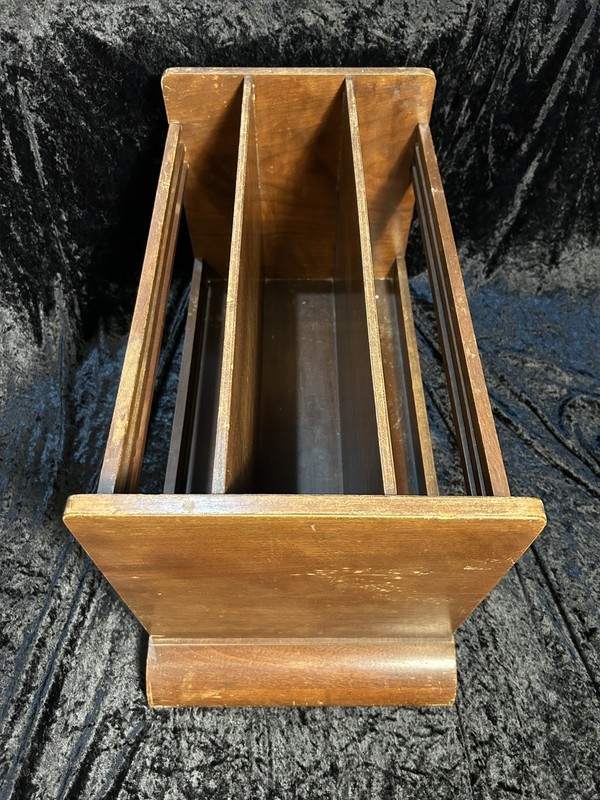 Vintage Imperial Grand Rapids Magazine MCM Newspaper Rack Deco # 2067 gallery