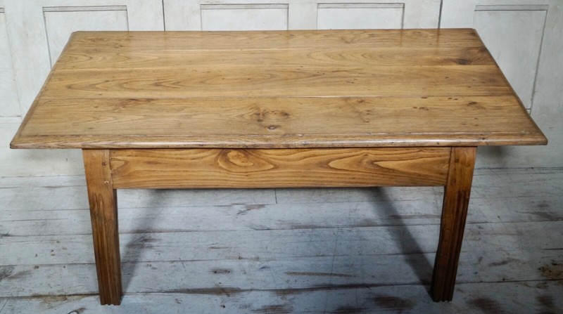 Antique French Chestnut Occasional Table gallery