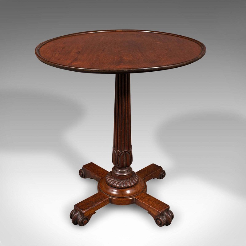 Small Antique Wine Table, English, Lamp, Side, Serving, William IV, Circa 1835 gallery