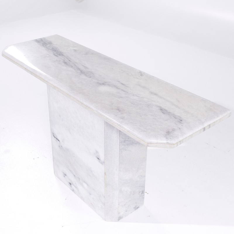 Mid Century Italian Marble Console Table gallery